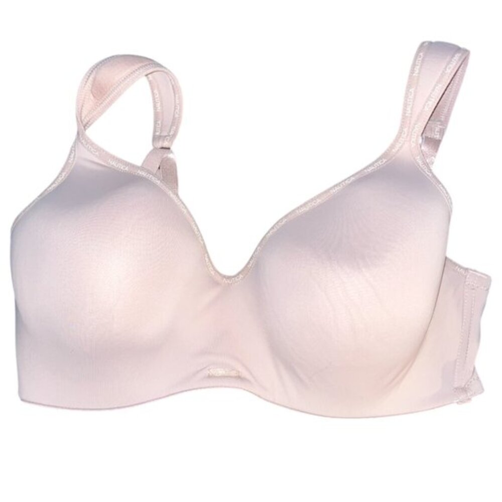 Nautica Intimates Light Pink Bra 40D | Seamless Underwire T-Shirt Bra Molded Cup
